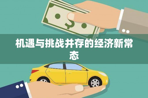 金州机遇与挑战并存的经济新常态