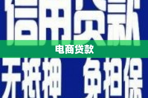 金州电商贷款