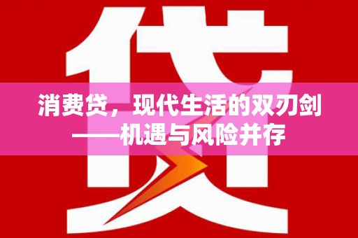 金州消费贷，现代生活的双刃剑——机遇与风险并存