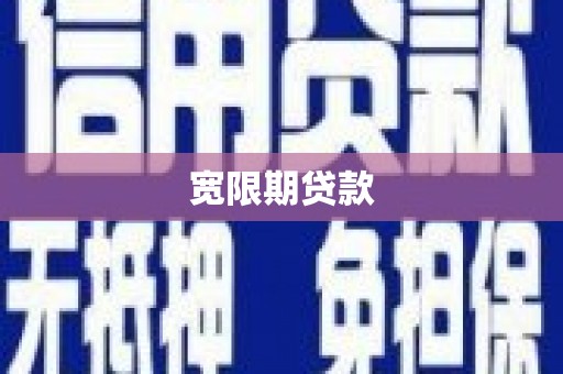 金州宽限期贷款