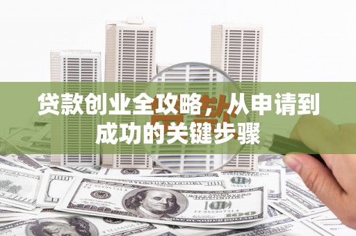 金州贷款创业全攻略，从申请到成功的关键步骤