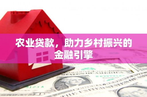 金州农业贷款，助力乡村振兴的金融引擎
