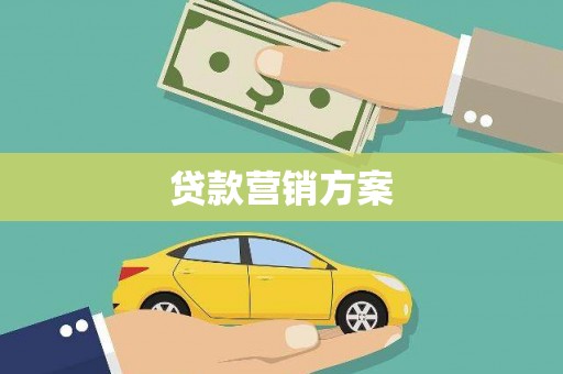 金州贷款营销方案