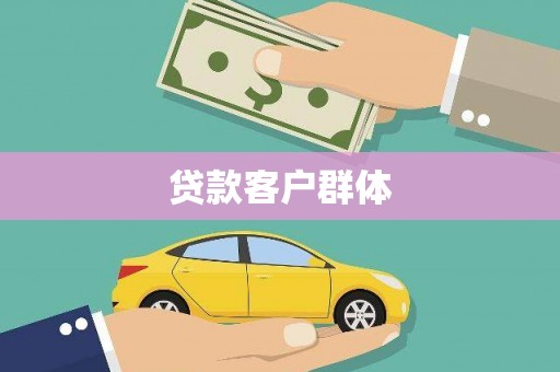 金州贷款客户群体