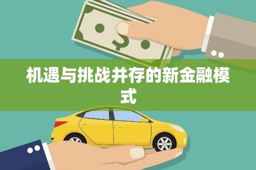 金州机遇与挑战并存的新金融模式