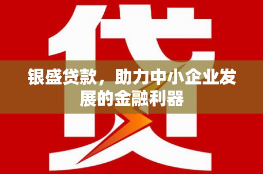 金州银盛贷款，助力中小企业发展的金融利器