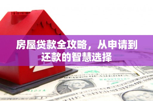金州房屋贷款全攻略，从申请到还款的智慧选择