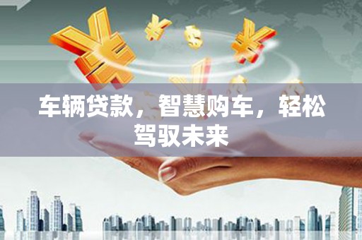 金州车辆贷款，智慧购车，轻松驾驭未来