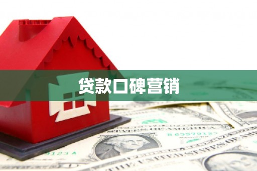金州贷款口碑营销