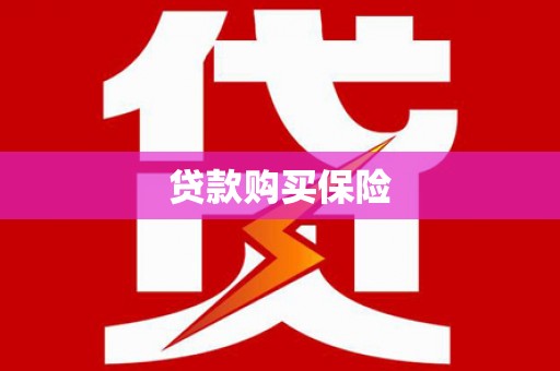 金州贷款购买保险