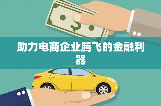 金州助力电商企业腾飞的金融利器