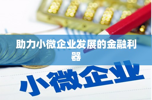 金州助力小微企业发展的金融利器