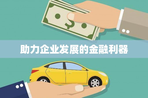 金州助力企业发展的金融利器