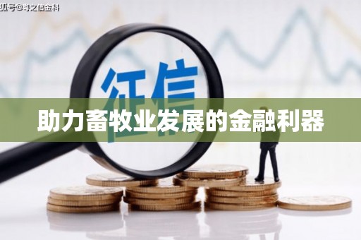 金州助力畜牧业发展的金融利器