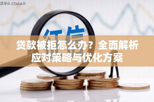 金州贷款被拒怎么办？全面解析应对策略与优化方案